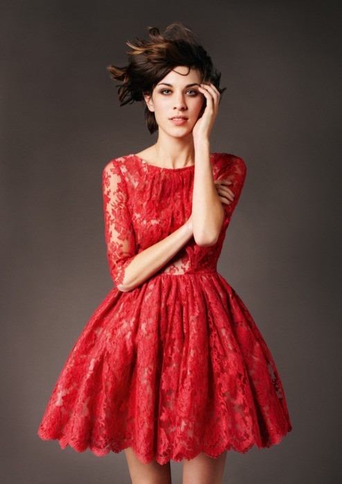 A Blonde Ambition: The Red Dress