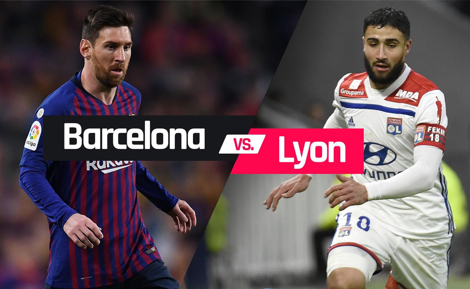 barcelona lyon live