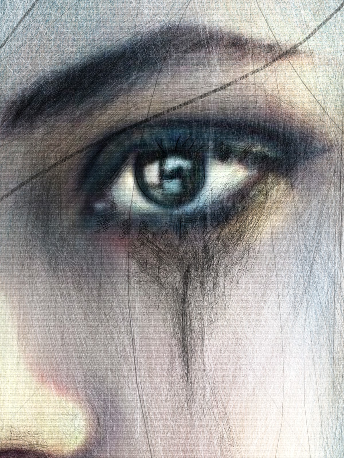 Eye painting with Corel Painter
