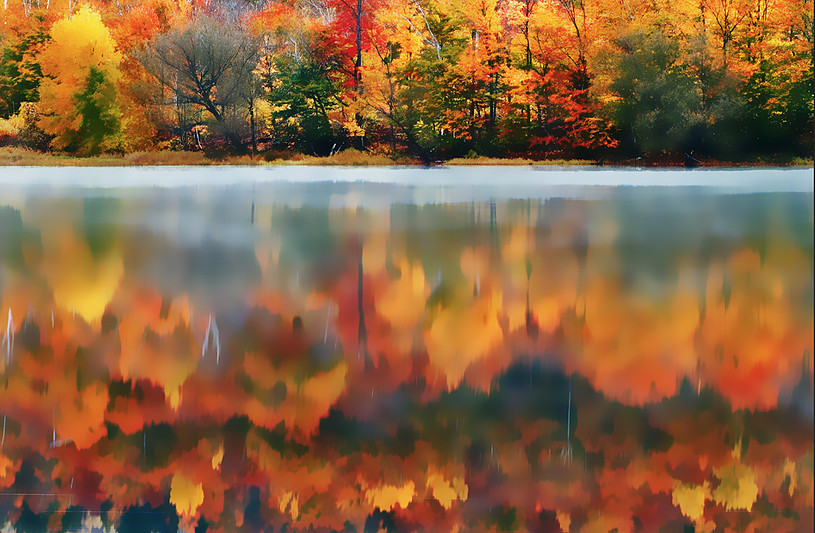 09-Autumn-Glade-Matt-Story-Serenity-in-Hyper-Realistic-Paintings-www-designstack-co