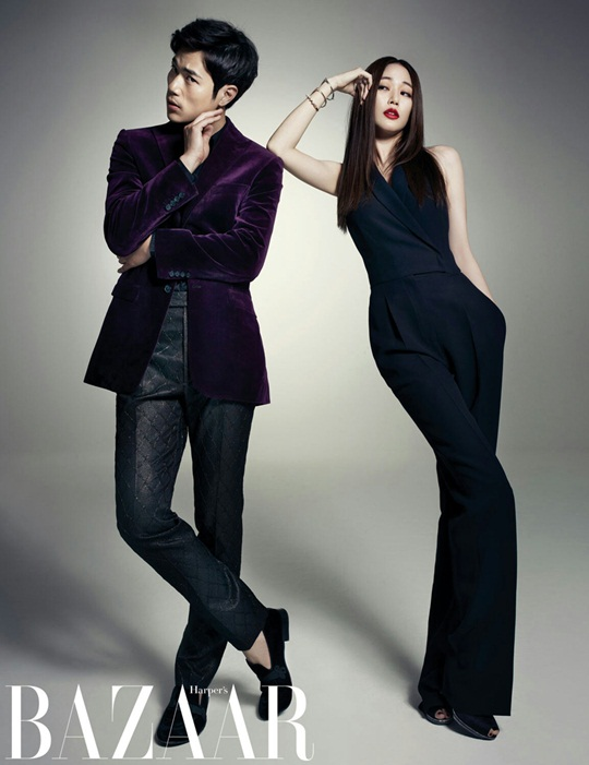 twenty2 blog: Kim Kang Woo and Kim Hyo Jin in Harper's Bazaar Korea ...