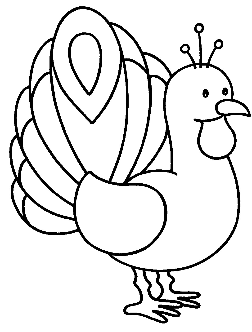 Dibujo De Pavo Real Para Colorear Dibujos Para Colorear Imprimir Gratis