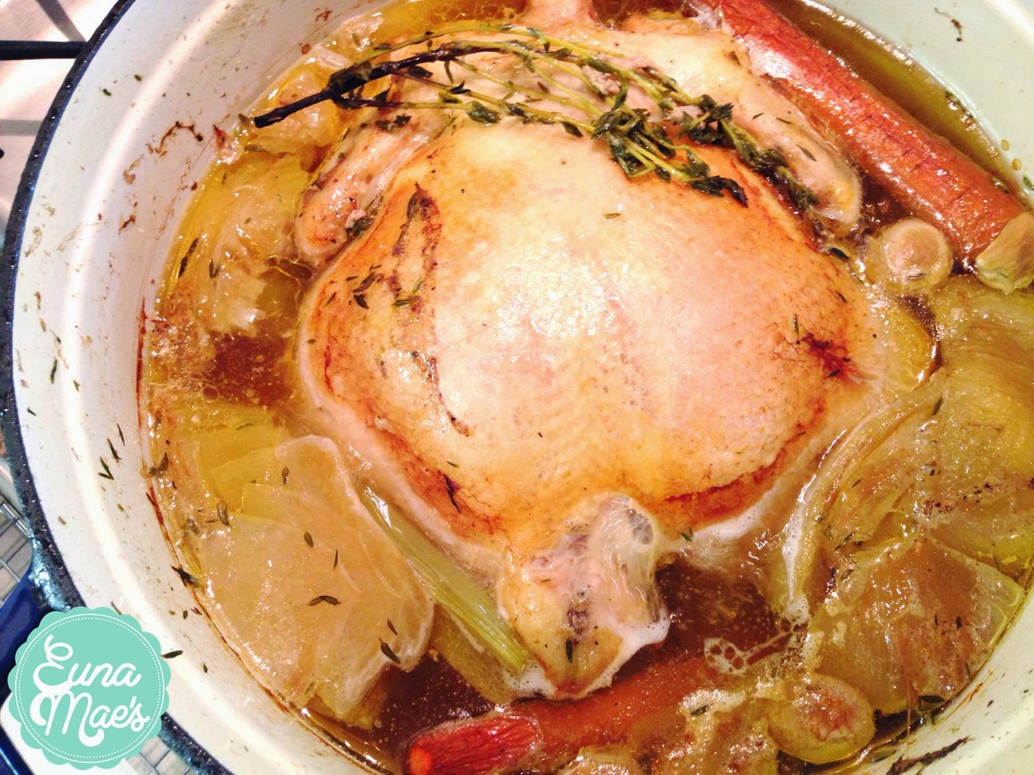 Euna Mae's Euna Mae's Boiled Chicken & Homemade Chicken Stock