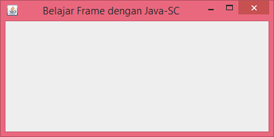 jFrame 1 : Komponen Swing di Java