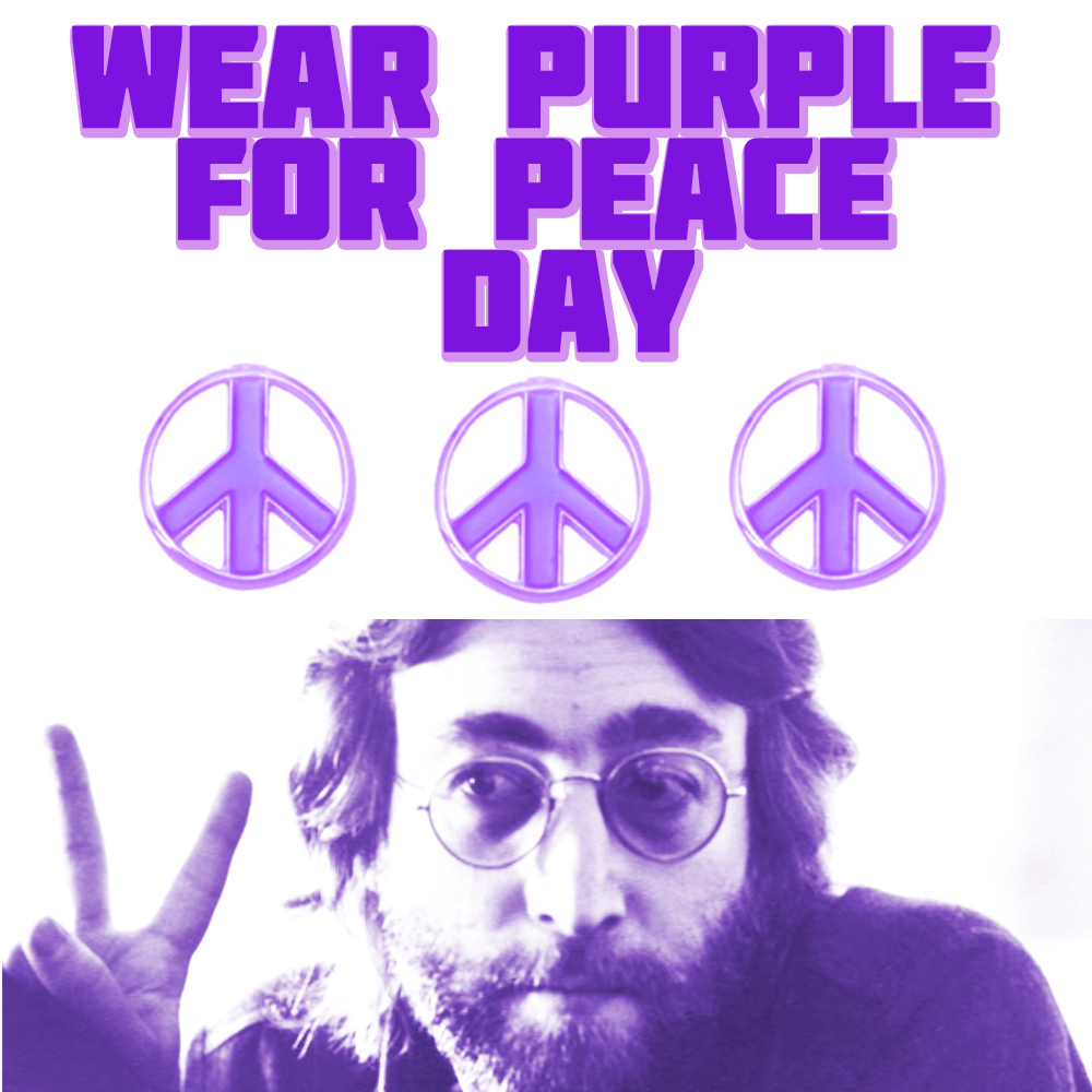 Treat Retreat Wear Purple For Peace Day Treat Retreat Wear Purple For Peace Day