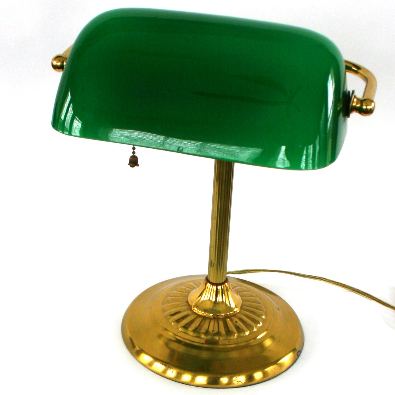 Vera Moraes Blog Abajur verde de biblioteca library lamp green