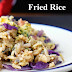 Mardi Gras Fried Rice {Fried Rice with Purple Cabbage, Ham, Egg and Zucchini}  