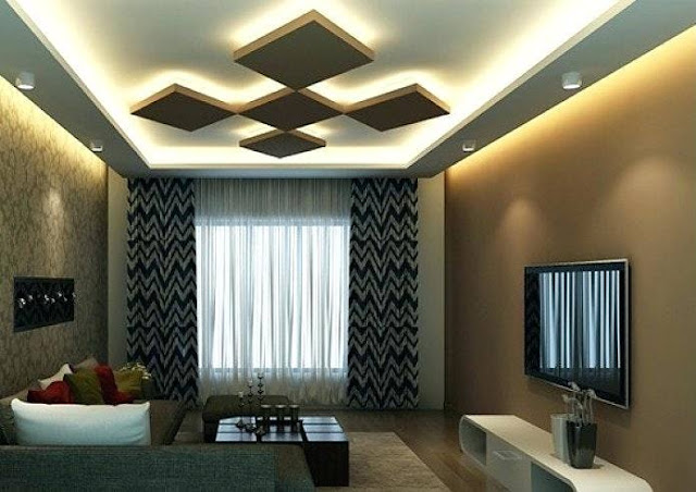 12 Desain Plafon untuk Ruang Tamu Kecil 12 Desain Plafon untuk Ruang Tamu Kecil