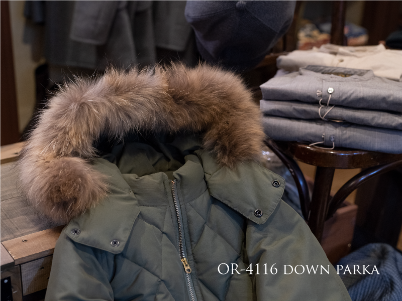 ORGUEIL OFFICIAL BLOG: Down Parka Impression ダウンパーカ 