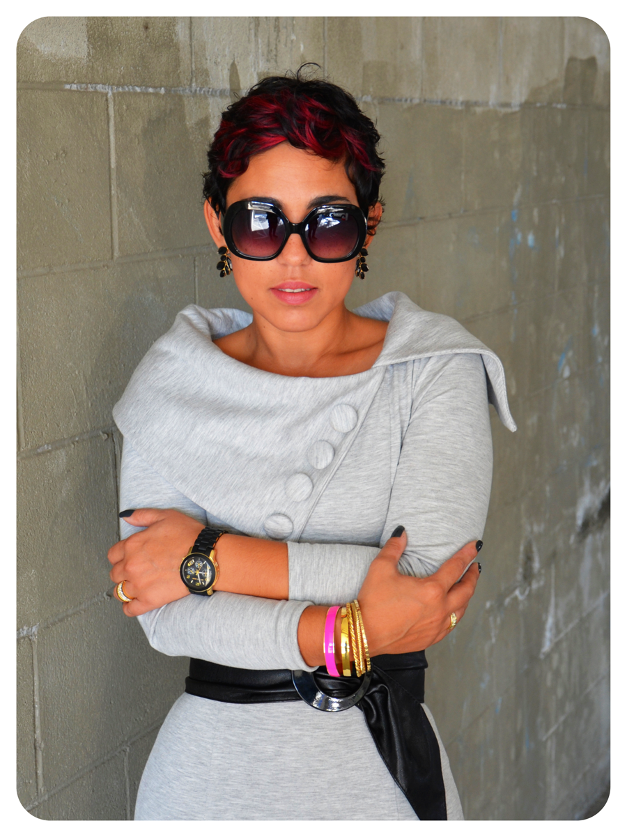 DIY Dress Using V8408 + Thigh High Boots ;) Fashion, Lifestyle, and DIY