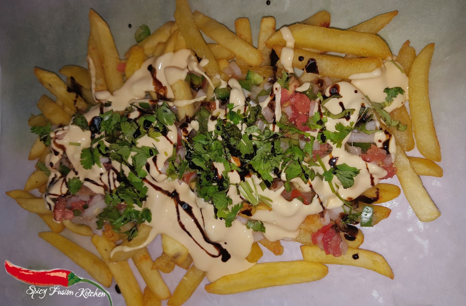 New York Fries Cheesy Amli Fries Spicy Fusion Kitchen