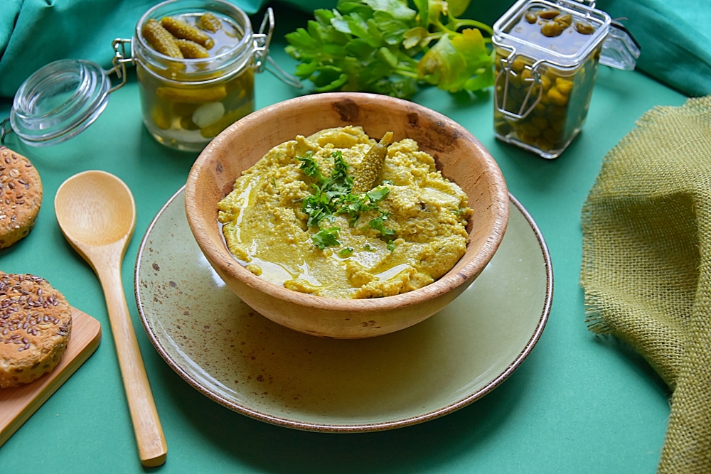 Spécial Raclette (ou pas) Tartinade Cornichons, Câpres, Parmesan et