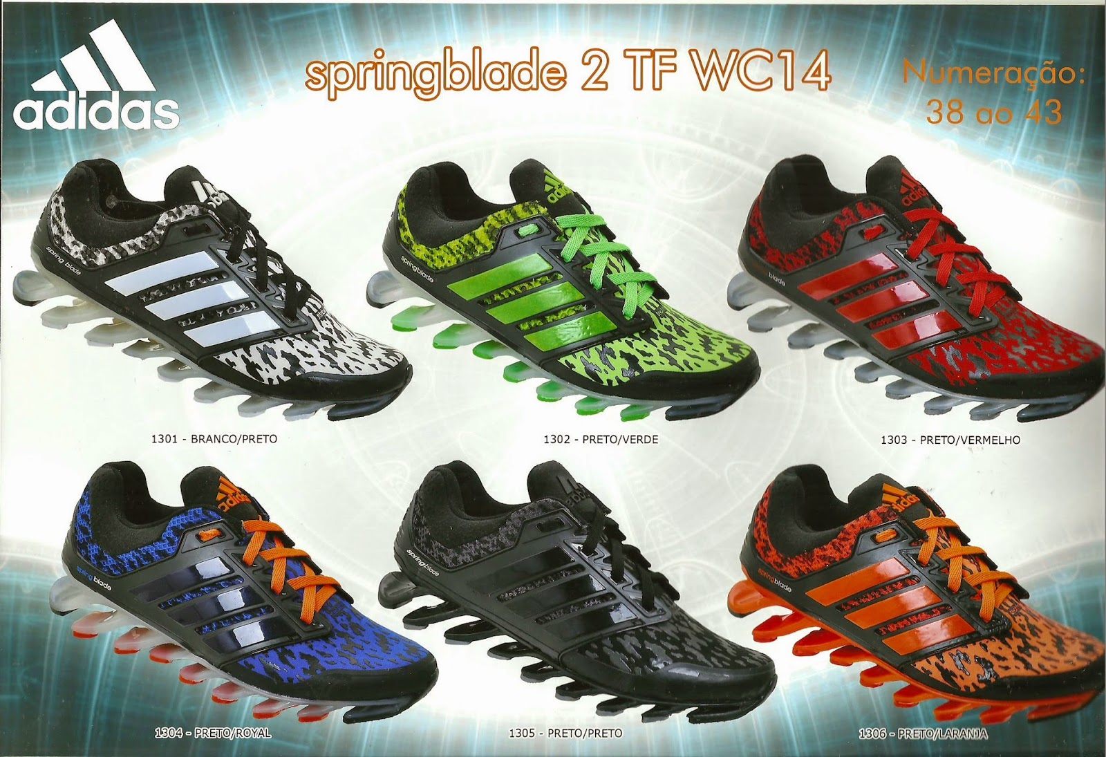springblade preto e branco