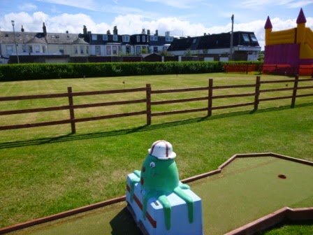 Crazy Golf course on Ayr seafront
