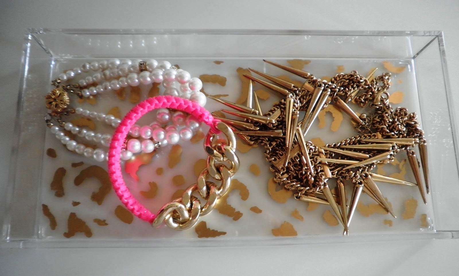 Tiffany Leigh Interior Design DIY Leopard Acrylic Tray