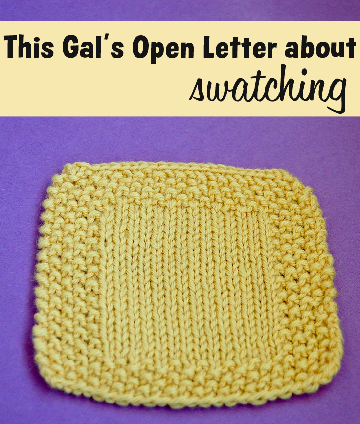 why knit a gauge swatch