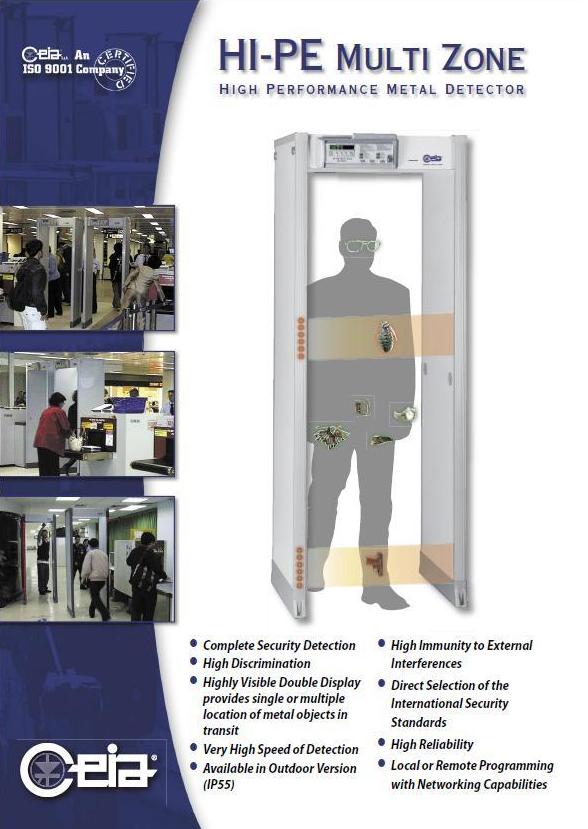 AHQ Security Systems: Metal Detectors (CEIA)