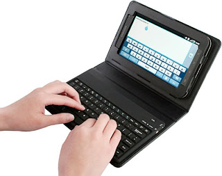 Samsung Galaxy Tab with keyboard