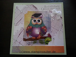 Glückwunschkarte zur Schuleinführung Handmade Silvi Provolija Unabh. Stampin' Up! Demonstratorin Jena Thüringen