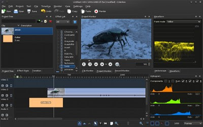 kdenlive video edito for linux