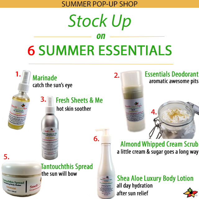 Smell Good Spa's 6 Summer Essentials Image