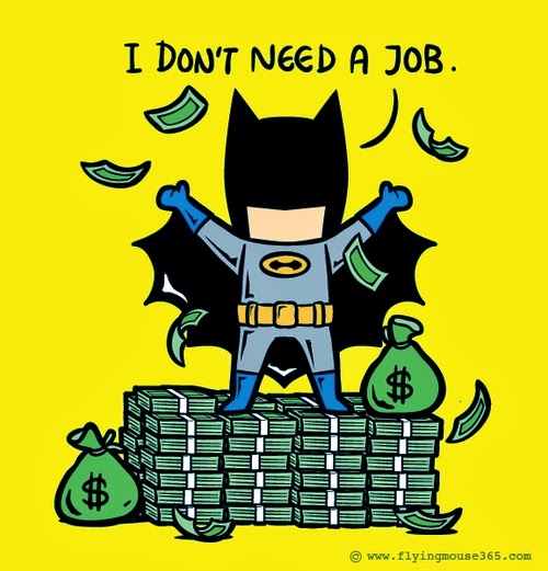 08-Batman-Does-Not-Want-To-Work-Illustrator-Chow-Hon-Lam-Superheroes-Part-Time Jobs-www-designstack-co