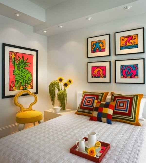 The paintings for the bedroom: tips for choosing