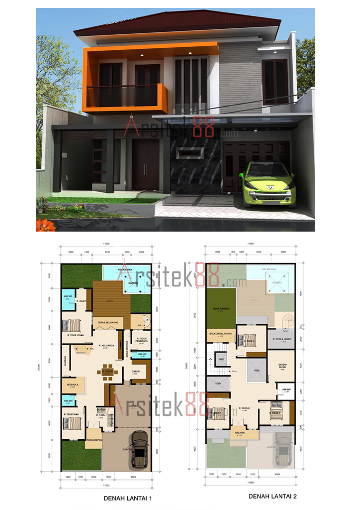 Desain Rumah 6x15 Dengan 3 Kamar Tidur Feed News Indonesia