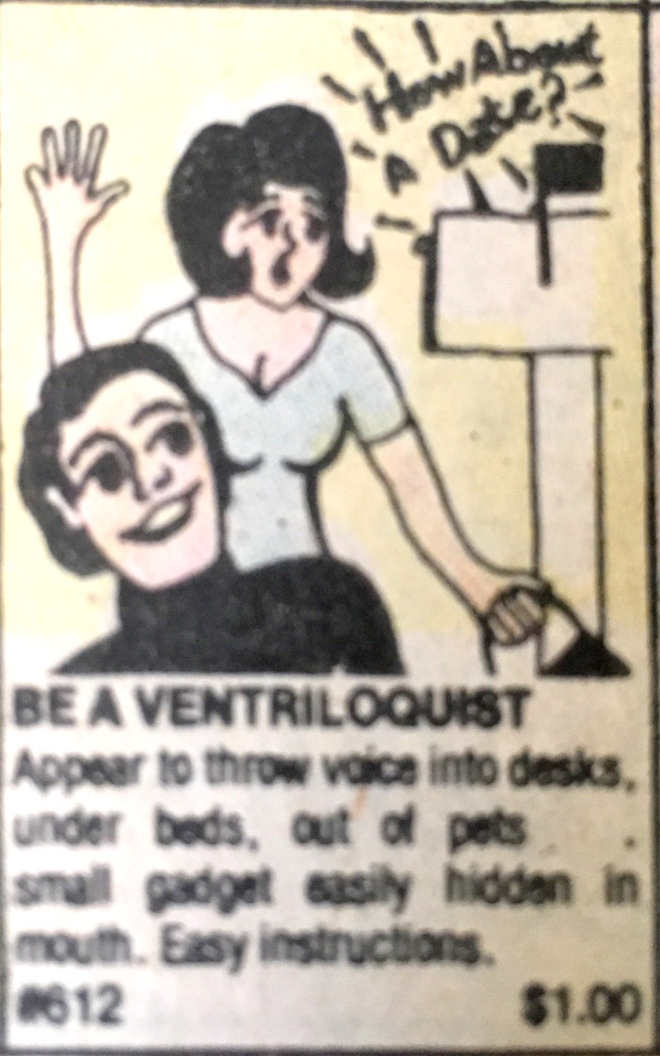 Be a ventriloquist and throw your voice!