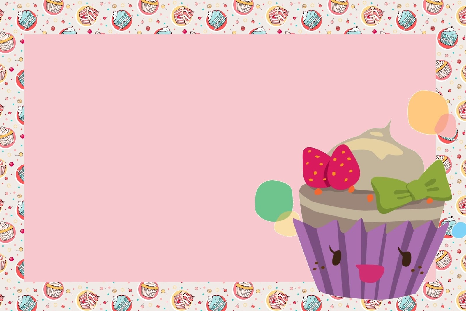 Imprimibles para fiestas de pastelitos - cupcakes 3 - Ideas y material