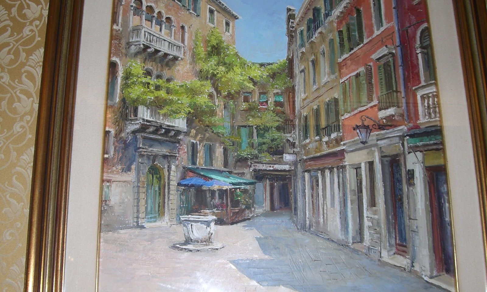 The Wisteria - A painting of Campo San Provolo