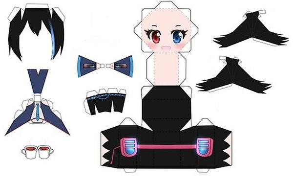 Pin on Tortas Anime paper, Paper doll template, Anime crafts