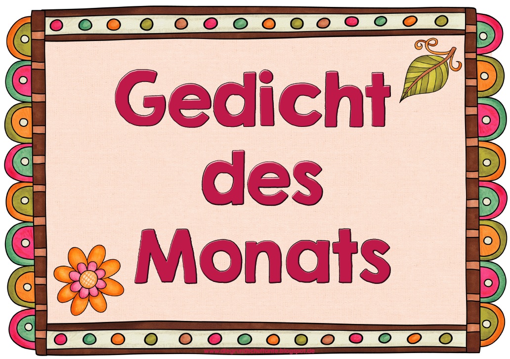 Grundschultante Gedicht Des Monats