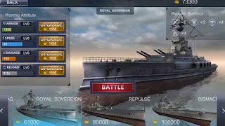 WARSHIP BATTLE 3D World War 2 Mod Apk kapal lengkap