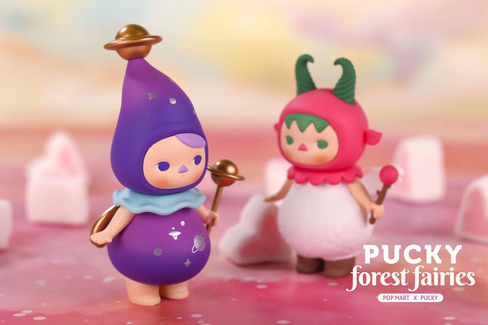 POP MART PUCKY Mini Figure Designer Toy Figurine Forest Fairies Deer Fairy 