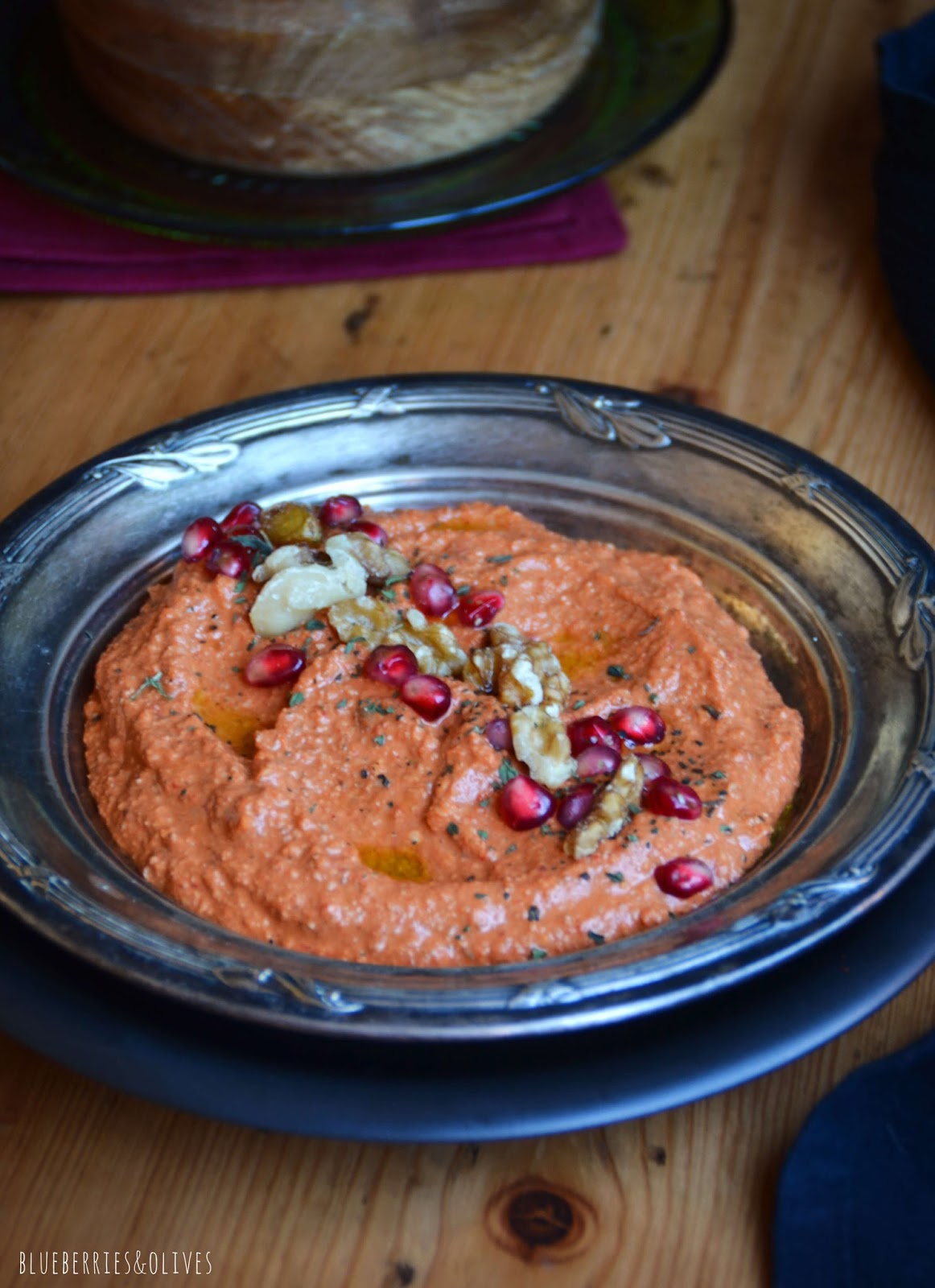 MUHAMMARA, SYRIAN DIP WITH PEPPERS AND WALNUTS