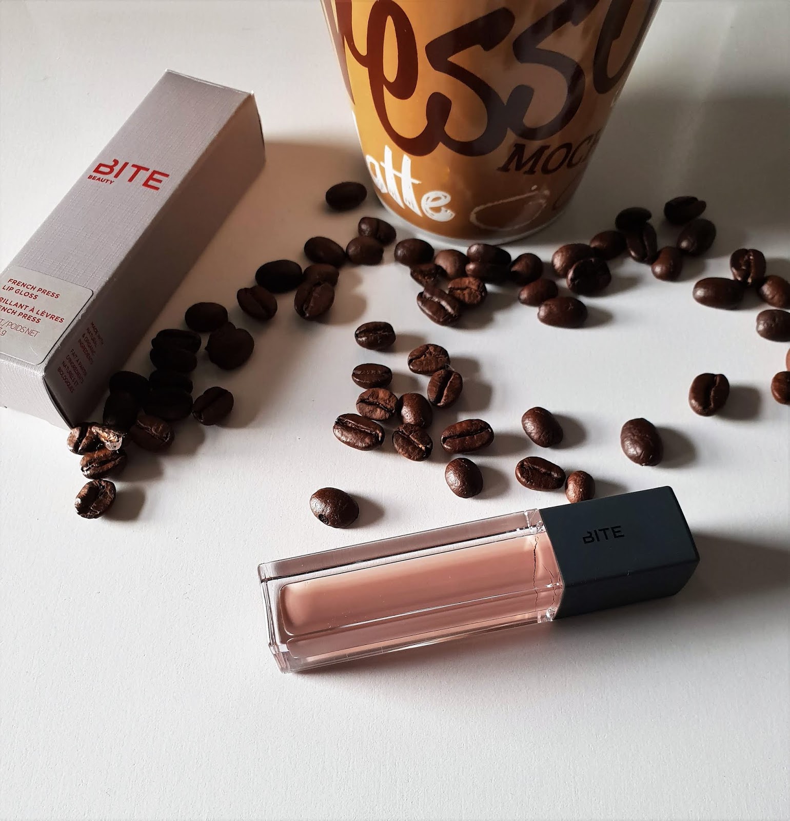 Beautifully Glossy Bite Beauty Flat White French Press Lip Gloss