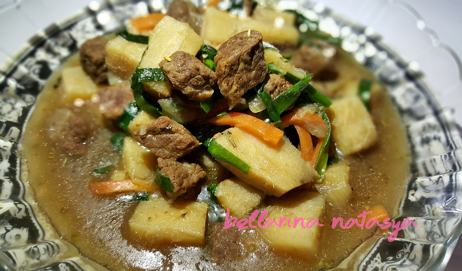 Resepi Stew Daging Dengan Arrowroots Ini Adalah Bellarina