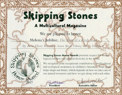 Thank you for the honor Skipping Stones!