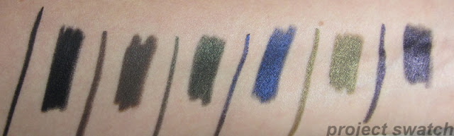 Prestige Total Intensity Eyeliners - Deepest Black, Bold Brown, Daring Green, Fierce Blue, Intense Olive, Powerful Purple