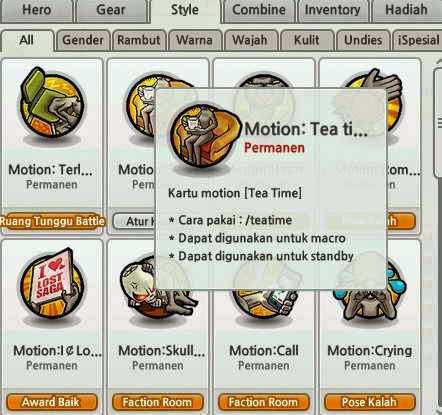 Cara memakai motion LostSaga dengan macro