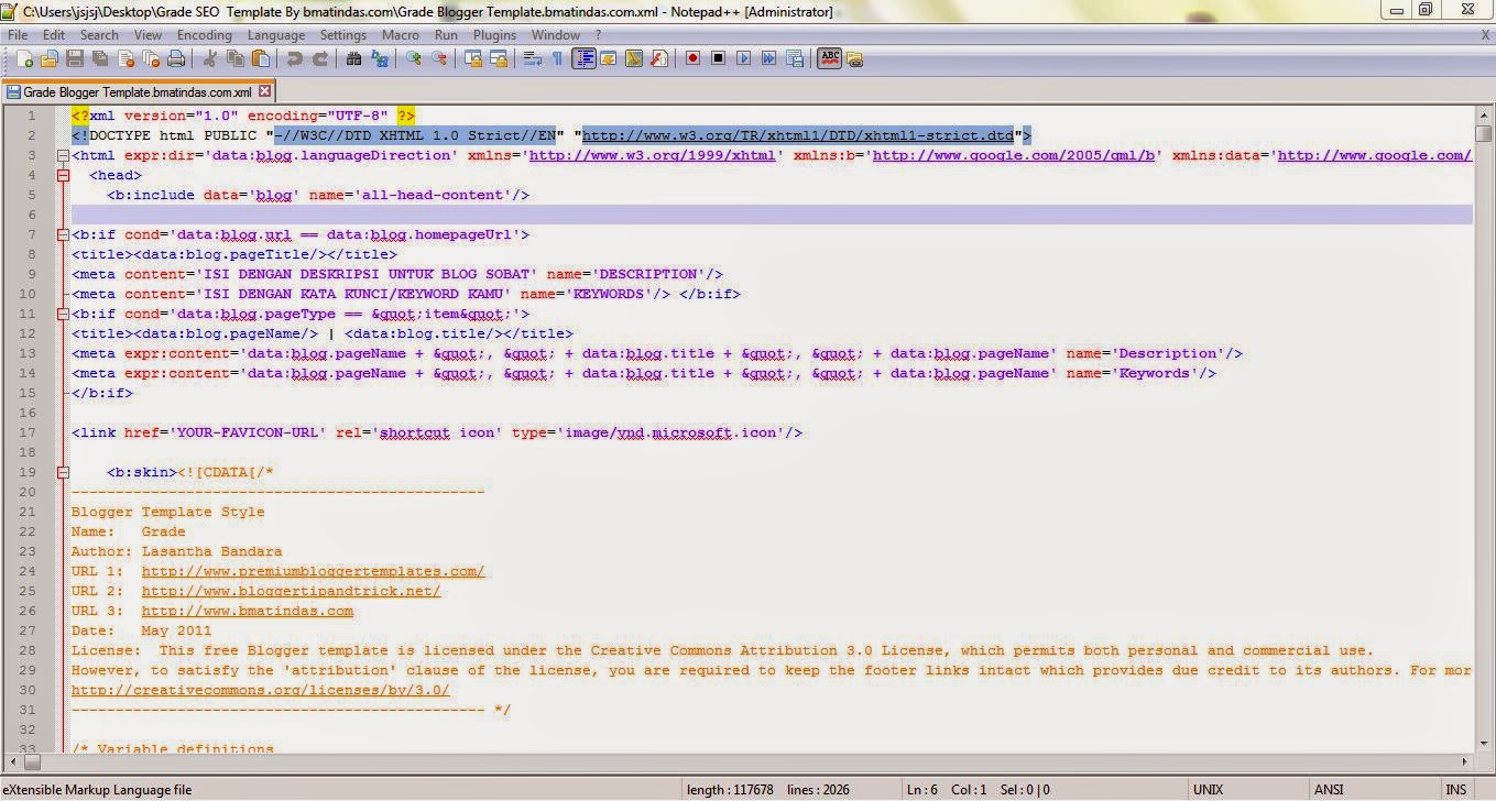 Belajar html dengan notepad++ ~ Metamorfosis Teknologi