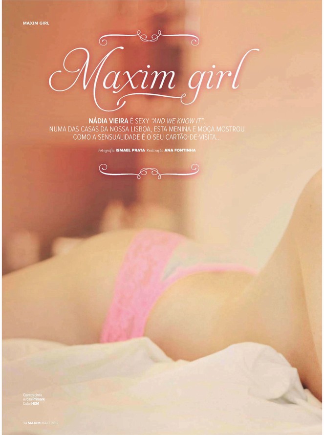 Nadia Vieira: May 2012 Maxim Portugal Magazine