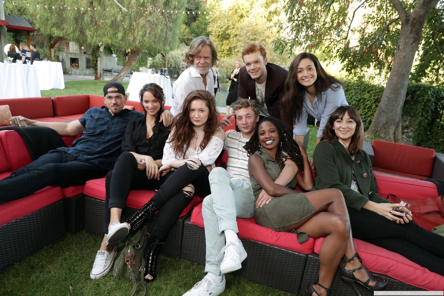 Shameless Cast || Season 7 Premiere Night Social Media Event - October