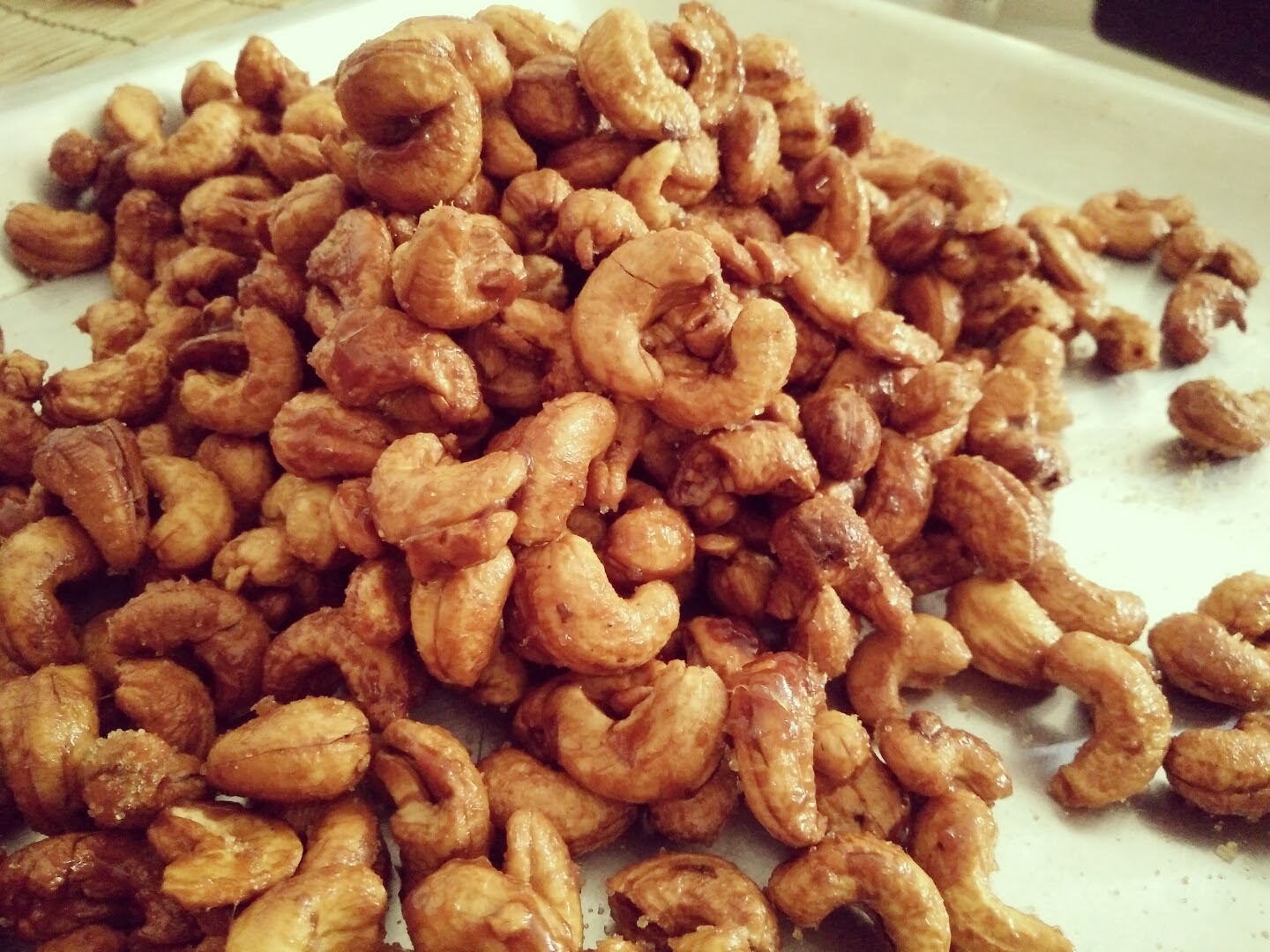 Honey Roasted Cashew Nuts Recipe The Baby Steps Of Life