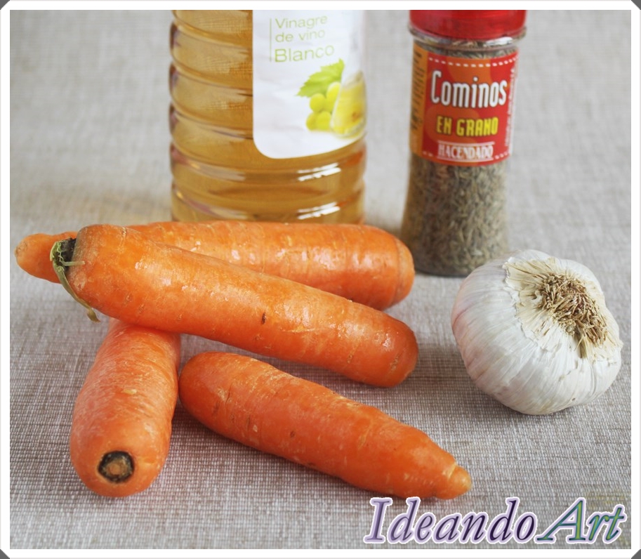 Ingredientes zanahorias