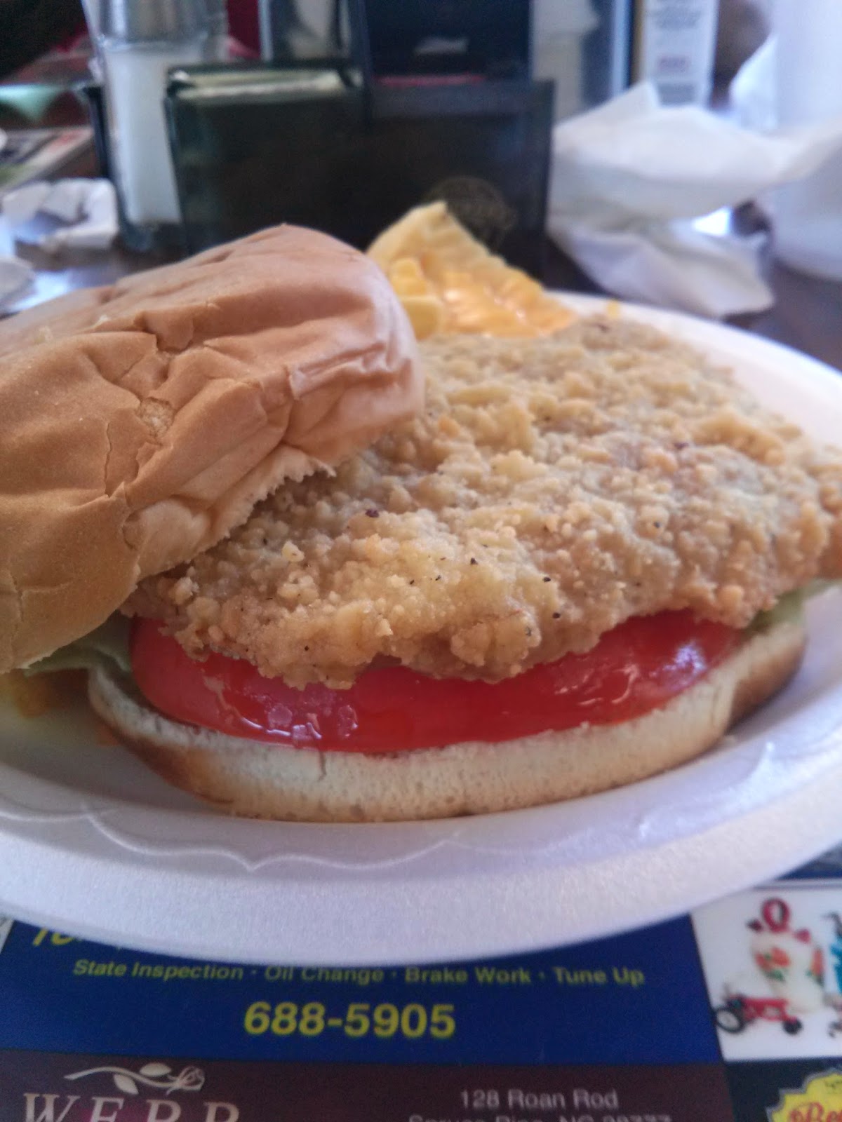 Parmesan My first Chuckwagon Sandwich