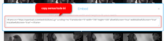 memasang embed kode pada blog memasang embed kode pada blog