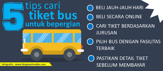 5 Tips Cari Tiket Bus Untuk Bepergian - Blog Mas Hendra