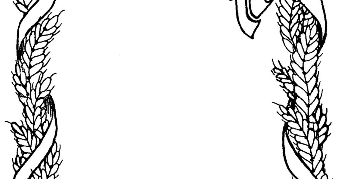 Thanksgiving Border Clip Art Black And White Amazing